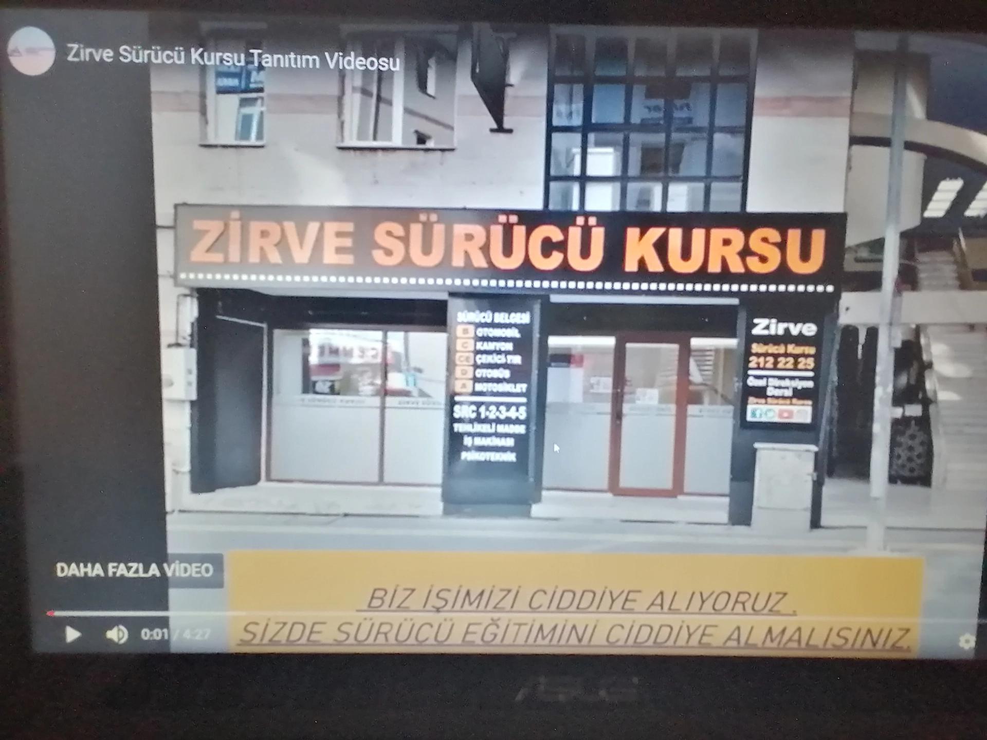Zirve Sürücü Kursu Tanıtım Videosu 
